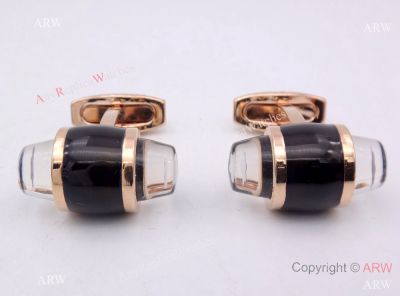 Montblanc Urban Rose Gold Cufflink New Replica Mont Blanc Cufflinks